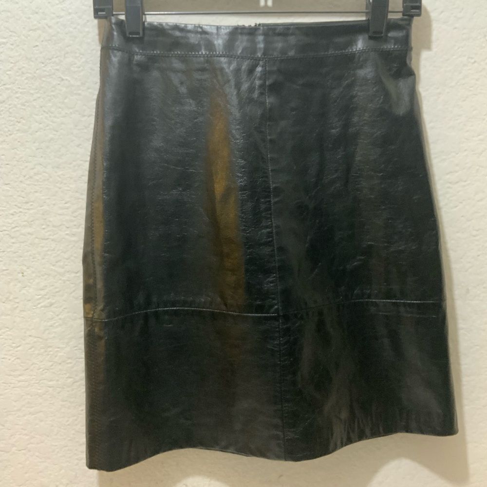 Vintage The GAP genuine leather skirt size 1